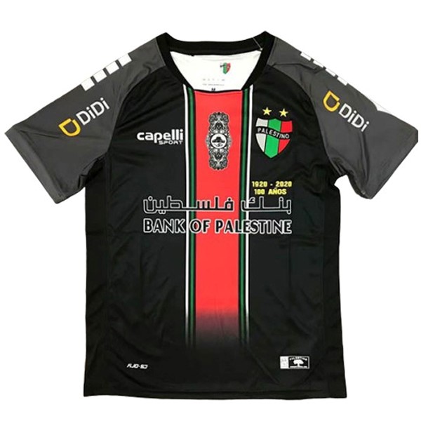 Tailandia Camiseta CD Palestino 1ª Kit 2020 2021 Negro